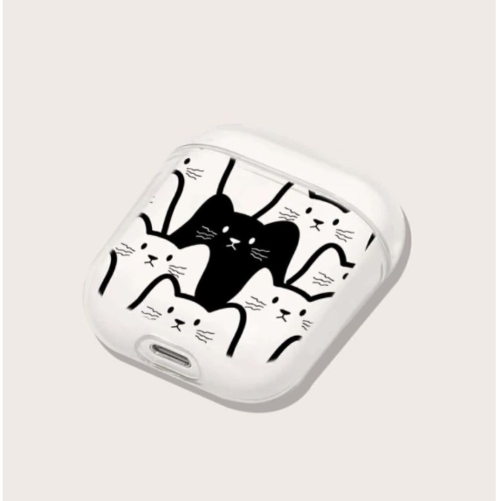 Cartoon Cat 🐱 AirPod 1/2 Case - Picture 3 of 5